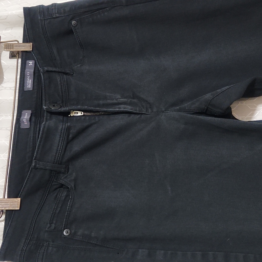 J. Jill Denim Authentic Fit Slim Ankle Black Jeans - Picture 3 of 16